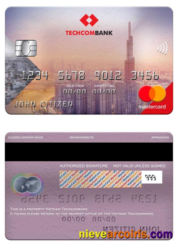 Vietnam Techcombank mastercard
